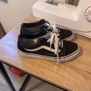 Vans Black and White Sneakers